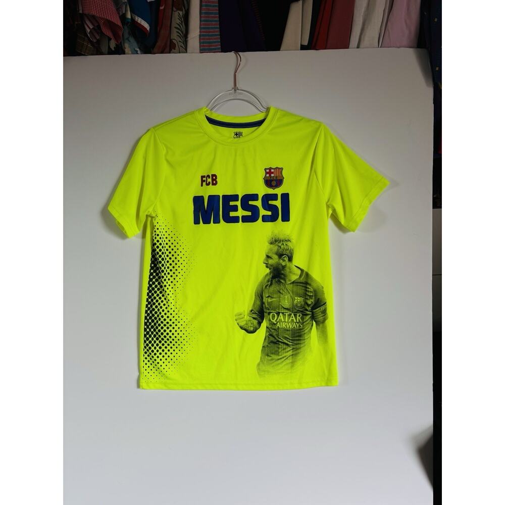 Messi #10 Argentina Soccer Legend Kids Graphic Concept Jersey‎ Day Glo Xl